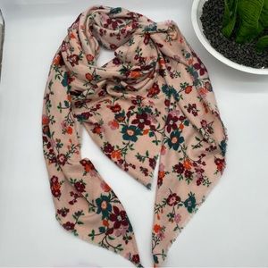 Inc International Concepts Floral-Print Triangle Scarf NEW